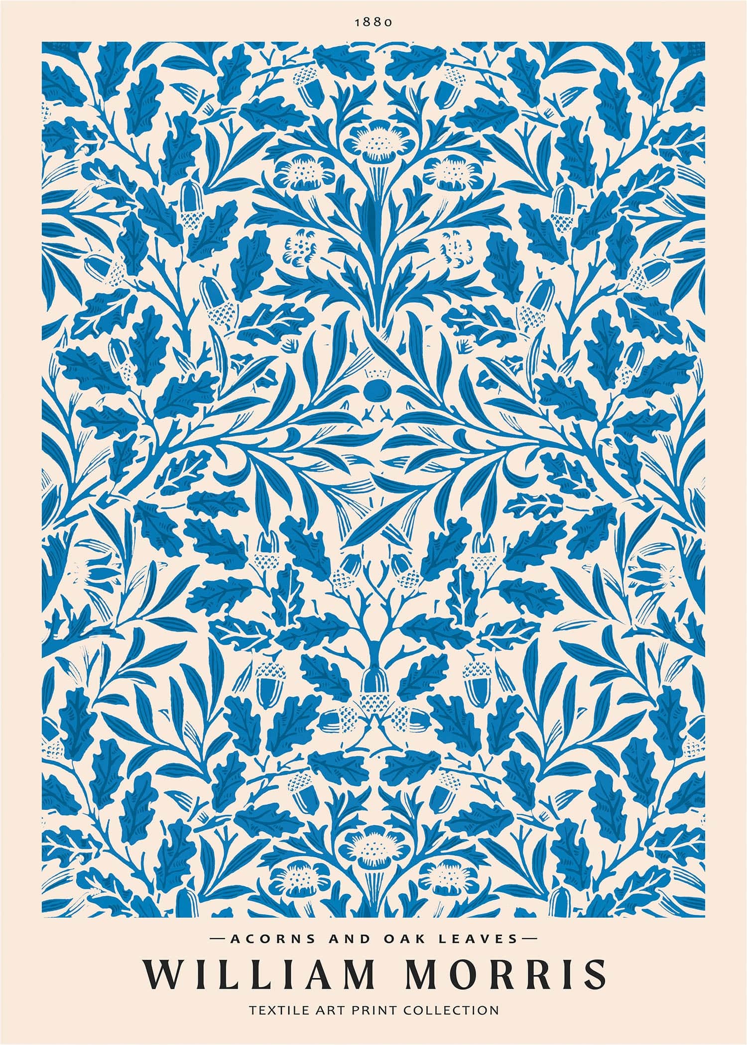 Acorns and oak leaves