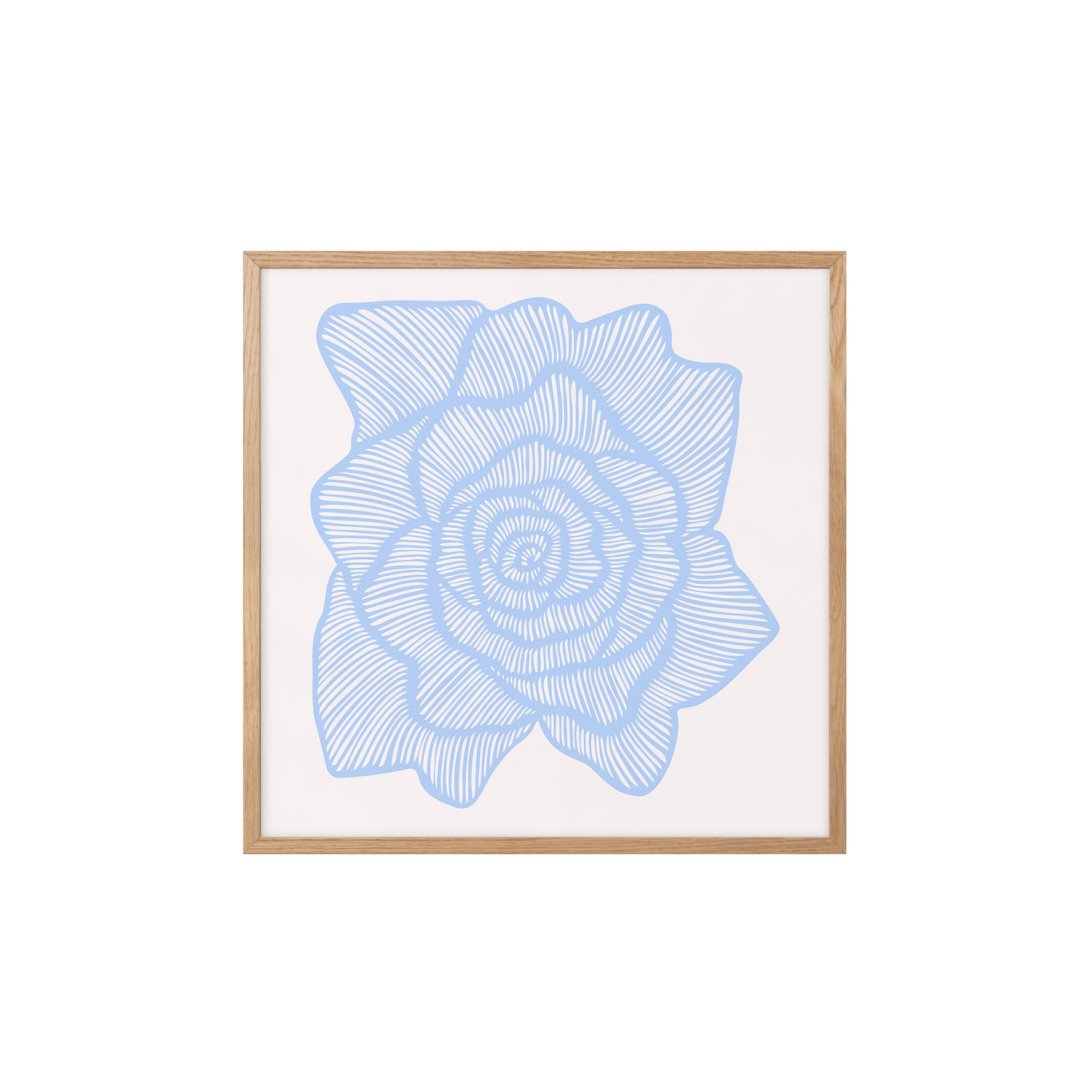 Flower - Light Blue