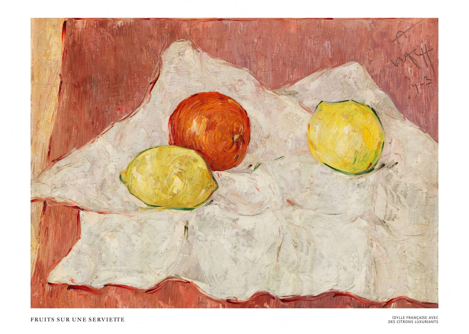 Fruits sur une Serviette