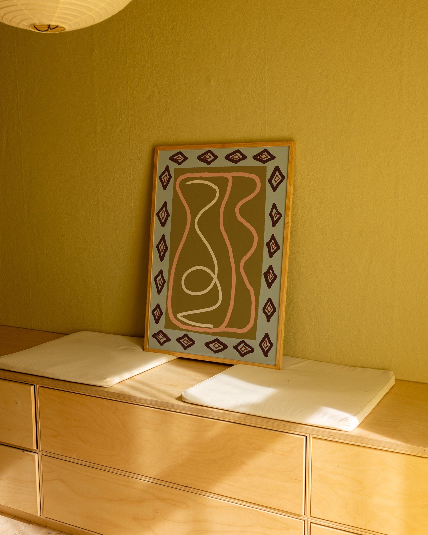 Geometric Abstract Vase