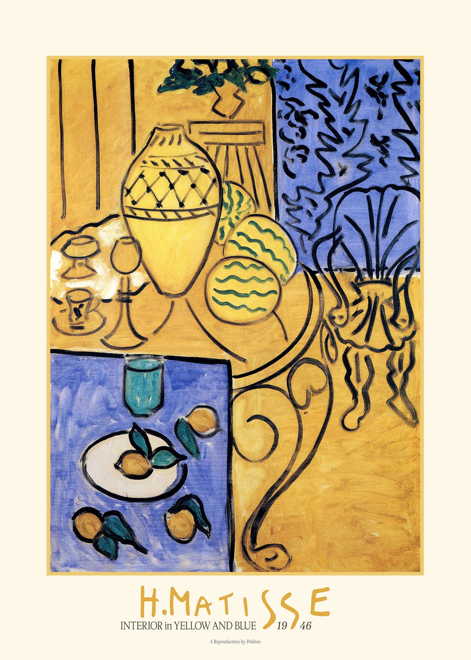 Interior in Yellow and Blue