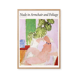 Nude in Armchair and Foliage