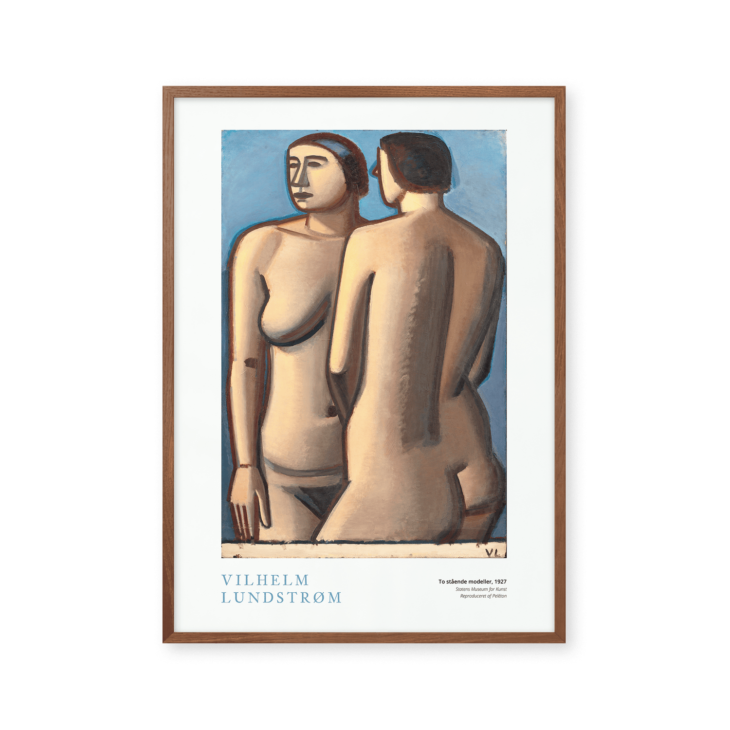 To stående modeller