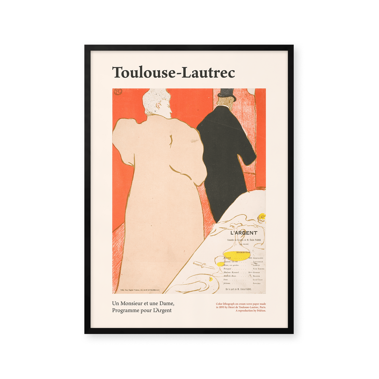 A Gentleman and a Lady, Program for Money