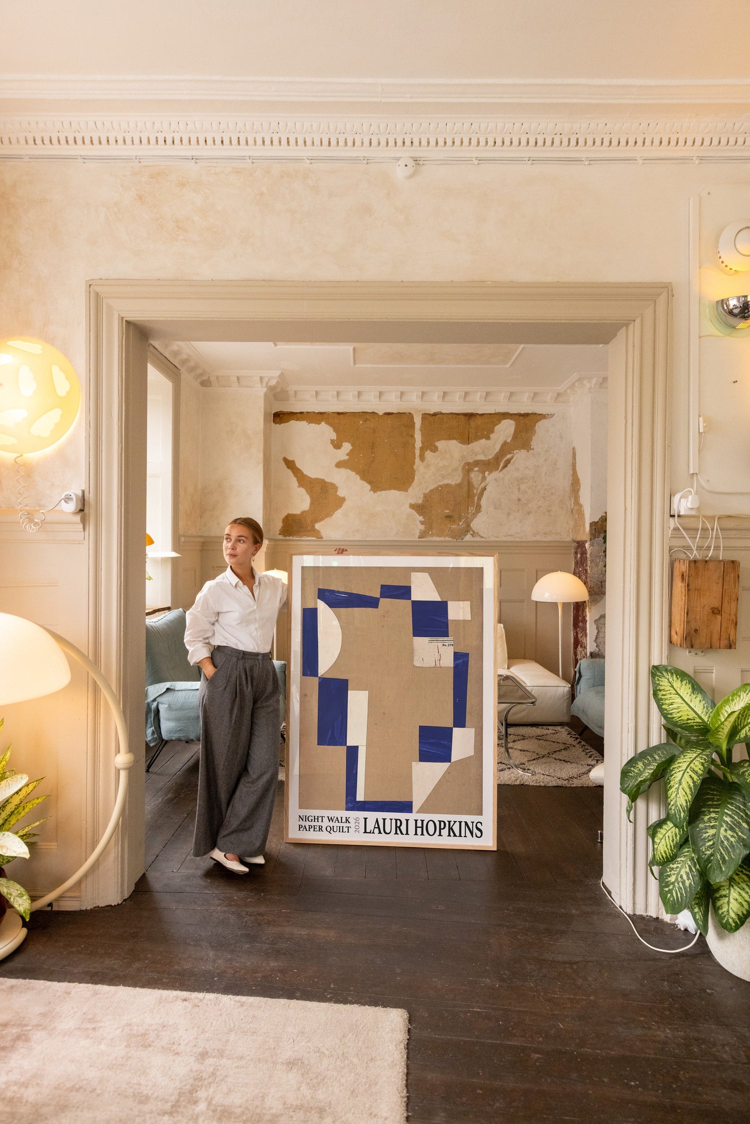 Night Walk Paper Quilt