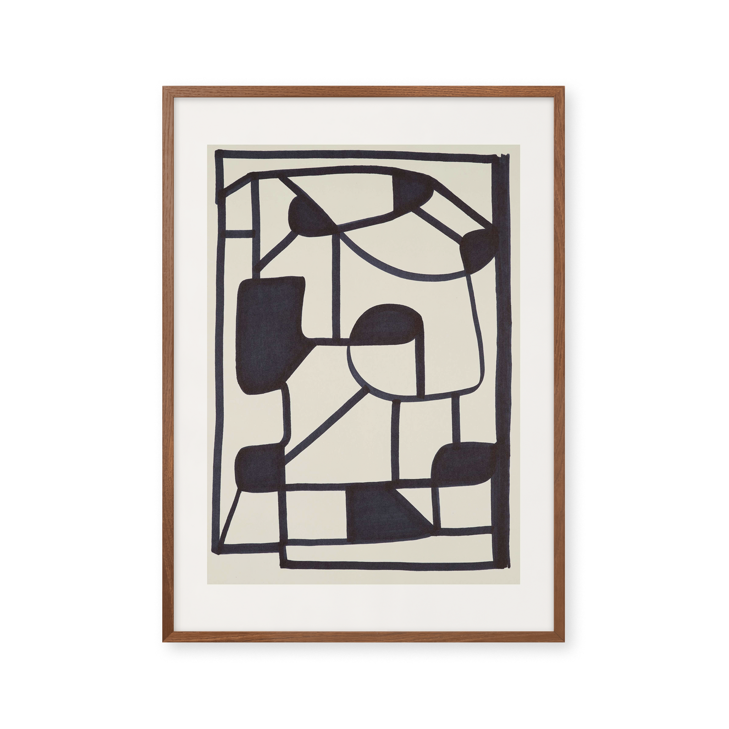 Curly Lines – Brown
