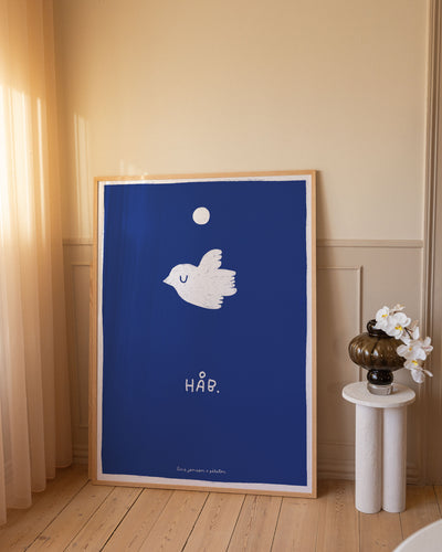 Due - blå