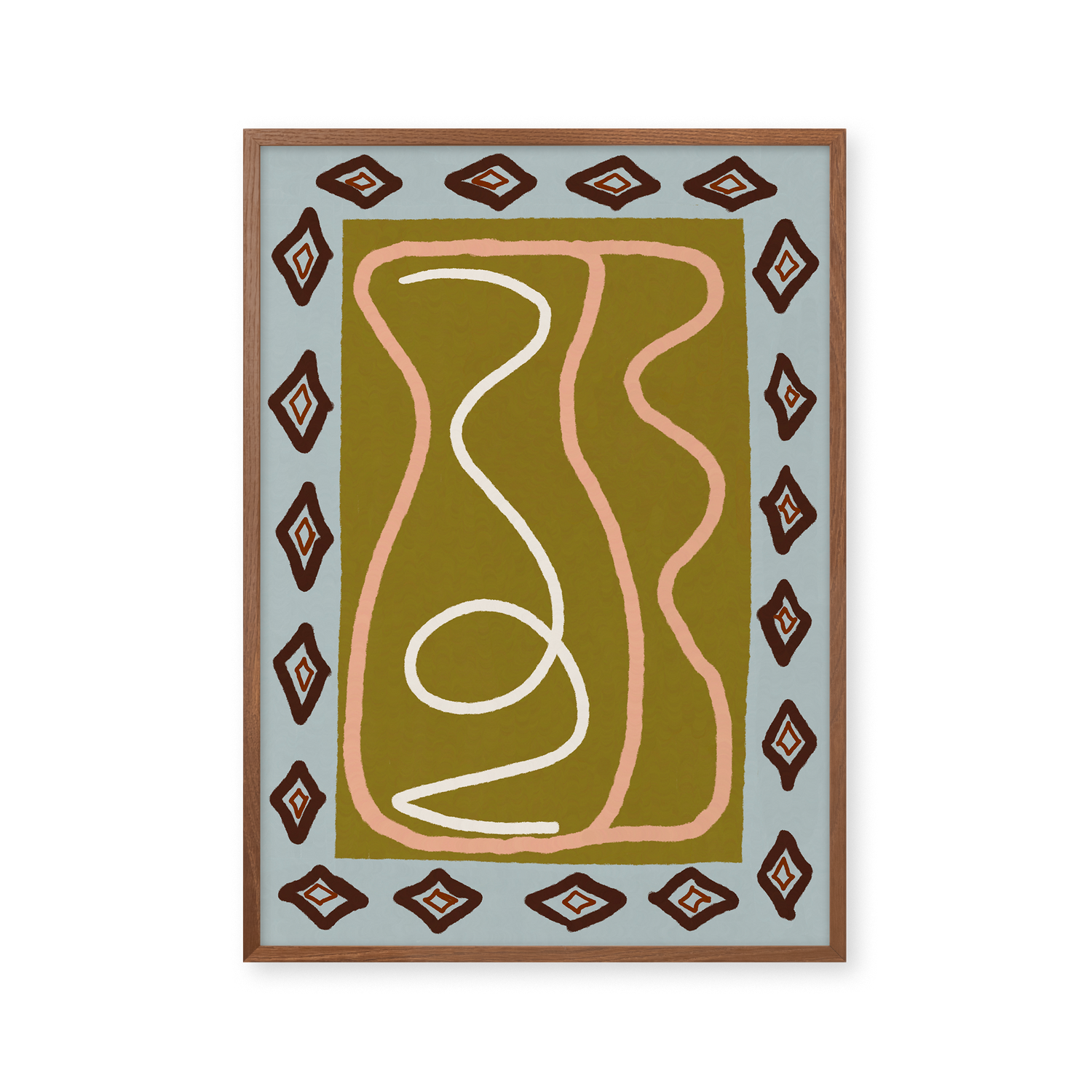 Geometric Abstract Vase