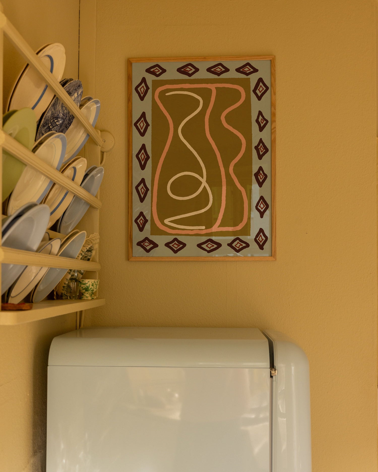 Geometric Abstract Vase