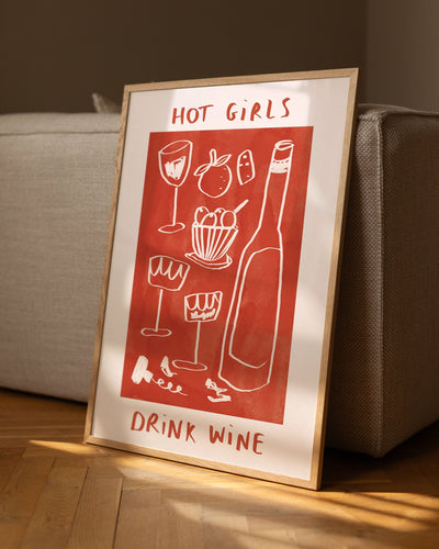 Hot Girls Drink Wine