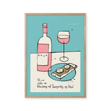 Leberpastete und Rose
