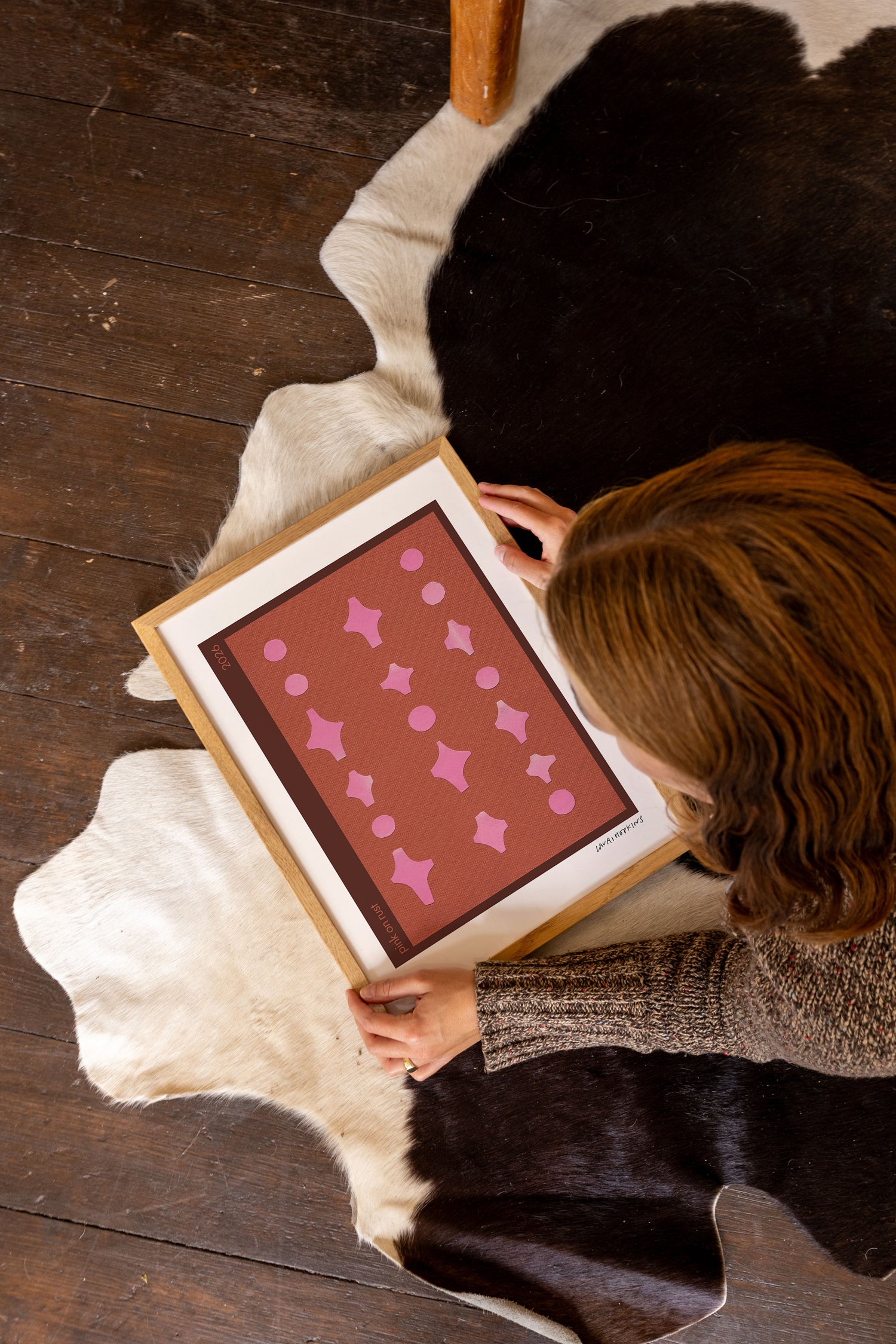 Pink on Rust