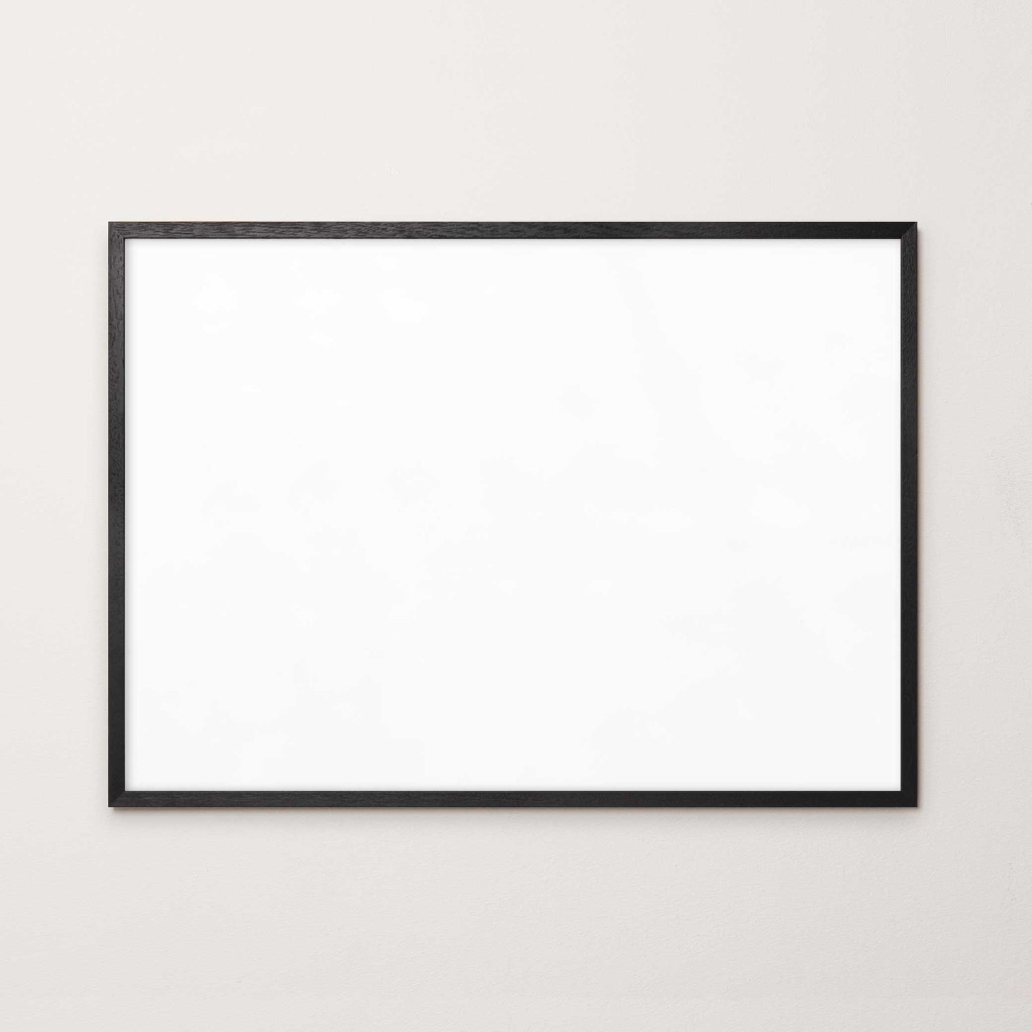 Black wood frame